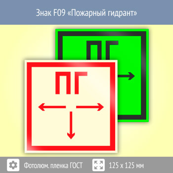 ���� F09 ��������� ������� (������������������ ������ ���� 34428-2018, 125�125 ��)